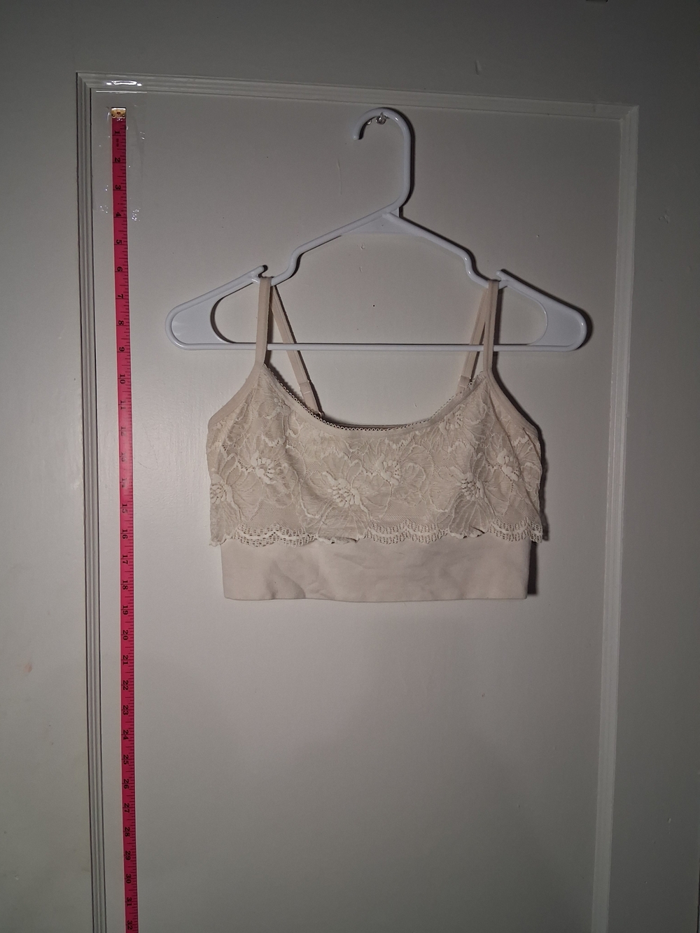 Maurices Cream Lace Bralette
